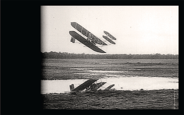 Wright Brothers in flight